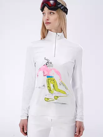 SPORTALM | Damen Unterzieh Zipshirt mit Motiv | 